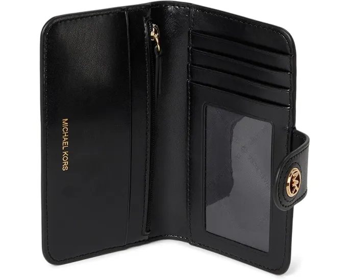 MICHAEL Michael Kors Кожаный кошелек Mk Charm Medium с карманом на клапане