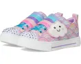 Детские светящиеся кроссовки Skechers Twinkle Sparks Cloud Cutie с ремешком