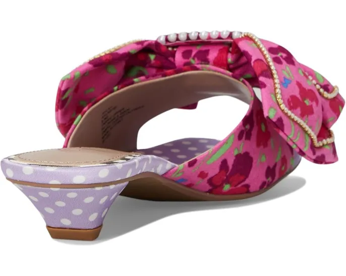 Туфли Blue by Betsey Johnson Aylah на небольшом каблуке с бантом и цветочным декором