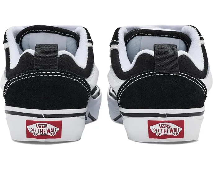 Детские кеды Vans Knu Skool Bolt черные на шнуровке