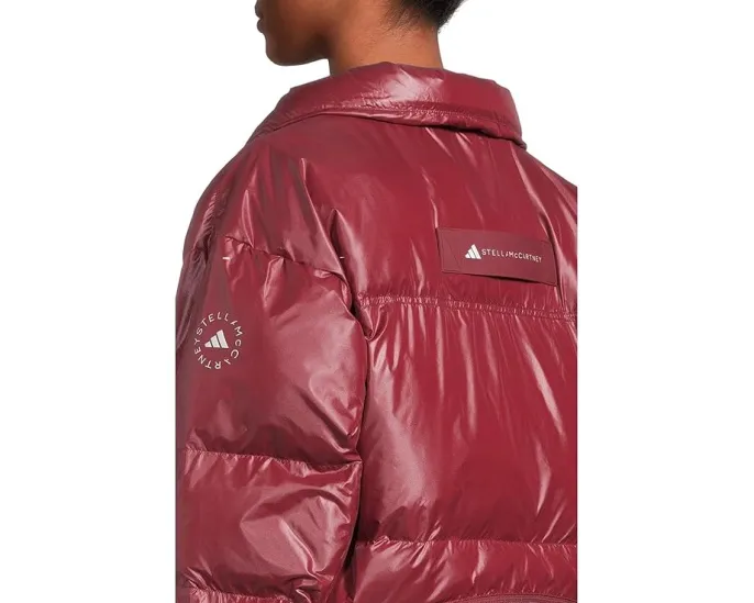 adidas by Stella McCartney TrueNature короткая утепленная зимняя куртка с технологией WIND.RDY