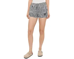 Шорты-блумеры Free People Favorite Find из хлопка с рисунком в клетку