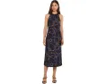Твидовое платье без рукавов Belting-Print Twill от Lauren Ralph Lauren