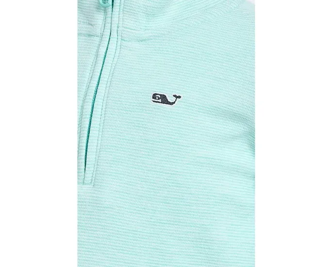 Свитшот Saltwater с молнией на четверть из мягкой хлопковой ткани Vineyard Vines Kids