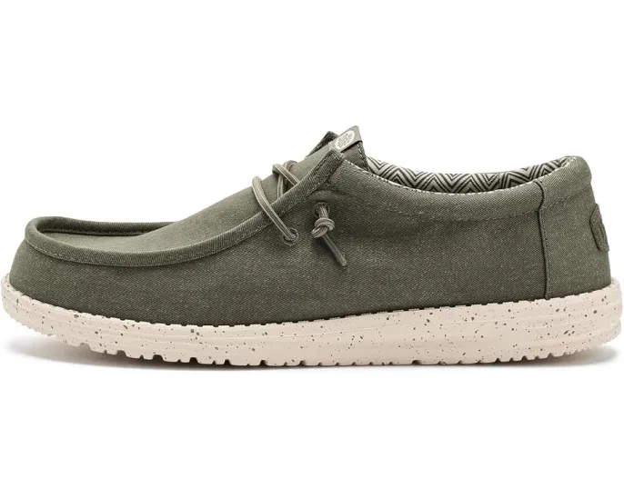 Кеды Hey Dude Wally Stretch Canvas из стрейч-холста