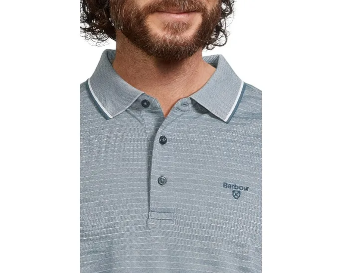 Polo Barbour Taverham Performance с двухтонным переплетением и жаккардовым воротником