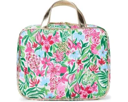 Косметичка Lilly Pulitzer Constance Case с верхней молнией и ручками