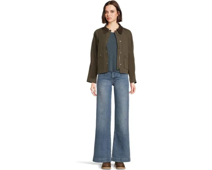 Madewell Куртка пожарного из вощеного хлопка с накладными карманами