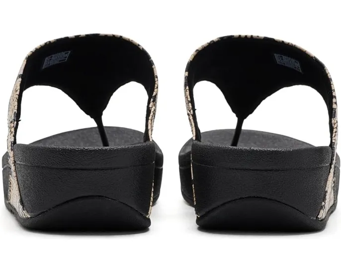 Сандалии с перемычкой Lulu Snake с змеиным принтом FitFlop