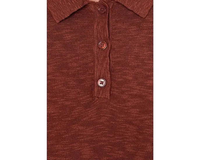 Свитер с длинным рукавом и воротником-поло Mod-o-doc