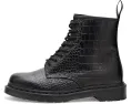 Ботинки Dr. Martens 1460 Croco с тиснением под крокодила на платформе