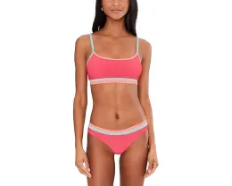 Купальный топ Val Top с цветными блоками и регулируемыми бретелями от Beach Riot