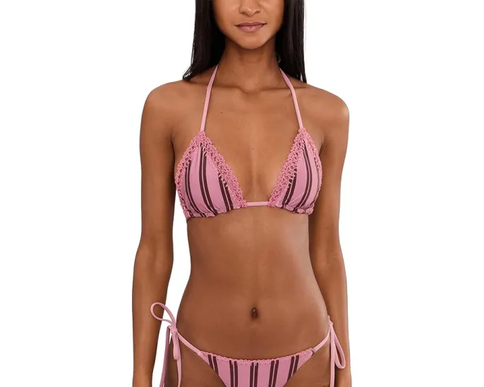 Бикини L*Space Samba Top с оборкой и кружевной отделкой