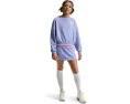 Свитшот Nike Kids Sportswear Club Fleece Boxy Crew Neck с вышитым логотипом