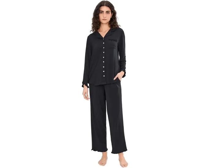 Комплект пижамы Eileen West из модала с отложным воротником