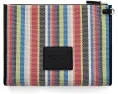 Большая сумка-пудреница The Stripe Mesh с полосатым принтом от Marc Jacobs