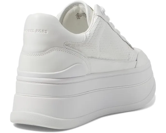 Кроссовки MICHAEL Michael Kors Hayes на шнуровке с массивной подошвой и тиснением под змею