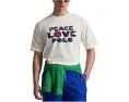Футболка с принтом Peace Love Polo классического кроя Polo Ralph Lauren