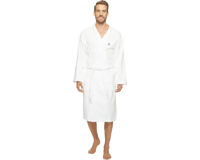 Халат из махровой ткани Terry Shawl Robe от Polo Ralph Lauren с воротником-шалью