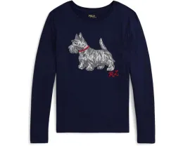 Футболка с длинным рукавом Polo Ralph Lauren Dog Print для детей