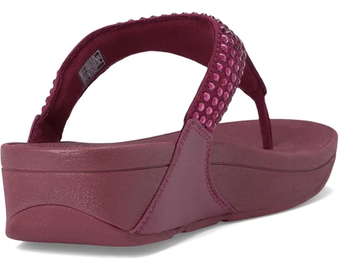 Сандалии FitFlop Lulu Maxi-Crystal с кристаллами и анатомической стелькой