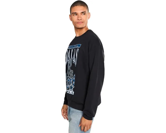 Толстовка Junk Food Clothing NHL Dallas Cowboys с шлемом и флисом