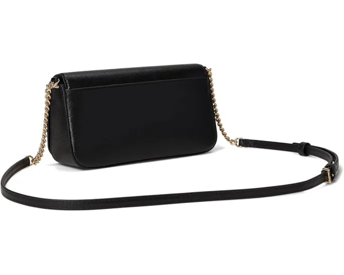 Кожаный кошелек на цепочке Devin Saffiano от Kate Spade New York с отстегивающимся ремнем