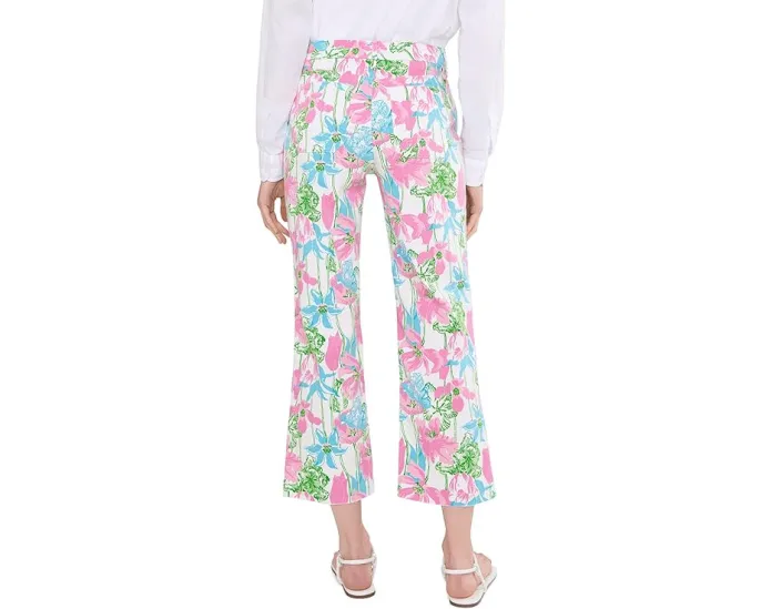 Джинсы Harleen с высокой посадкой и расклешенным краем Lilly Pulitzer
