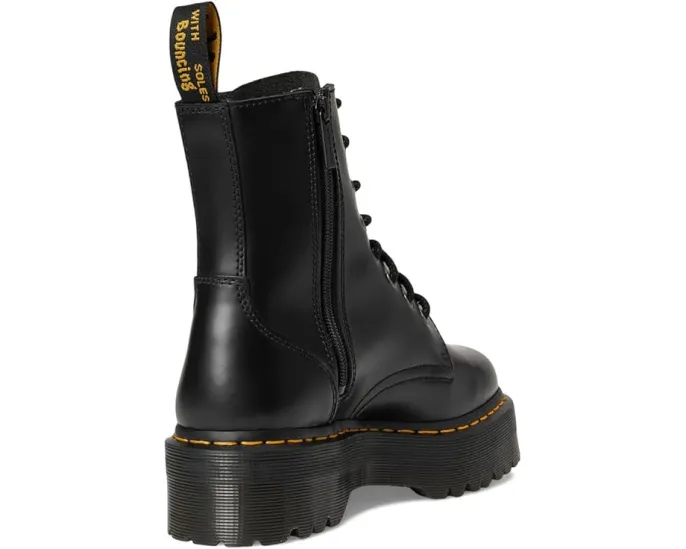 Ботинки Dr. Martens Jadon Smooth Leather на платформе с восемью люверсами