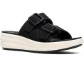 Сандалии Clarks Drift Faye на танкетке с текстильным верхом и двойной пряжкой