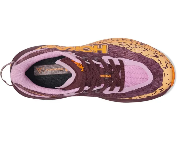 Детские кроссовки Hoka Speedgoat 6 для трейла с глубоким протектором