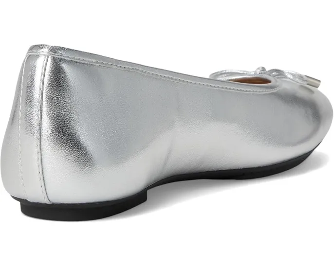 Балетки FitFlop Delicato Bow из металлизированной кожи