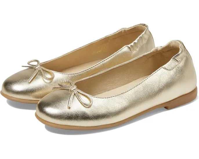 Балетки Naturino Croise для детей из мягкой кожи с резиновой подошвой