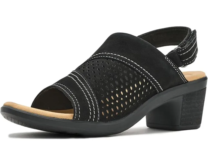 Босоножки на устойчивом каблуке Clarks Emily 2 Mist с регулируемой застежкой