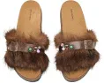 Слайды Free People Frankie с мехом и пряжкой