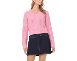 Свитер с V-образным вырезом и косой Vince Camuto