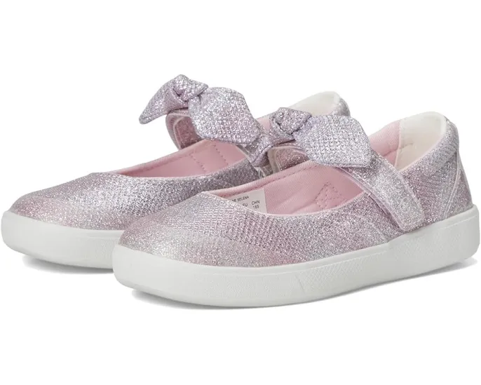 Туфли Stride Rite SR Selena для детей с блестящей кожей и застёжкой на липучке