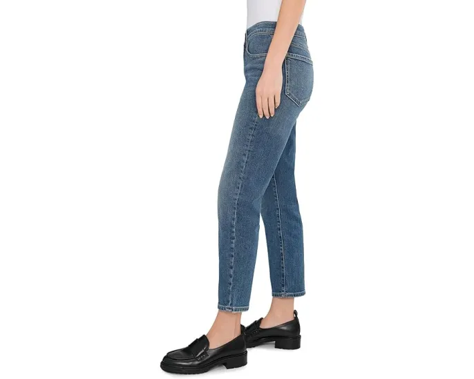 Джинсы Madewell Jules Slim Boyfriend In Concho Wash с завышенной талией и прямым кроем