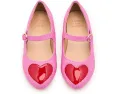 Лакированные балетки Janie and Jack с сердечком на носке и регулируемой пряжкой