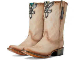 Ботинки Corral A4760 до середины икры с вышивкой и накладками из кожи коровьей