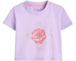 Футболка Lillian Boxy Tee с розами из хлопка Appaman Kids