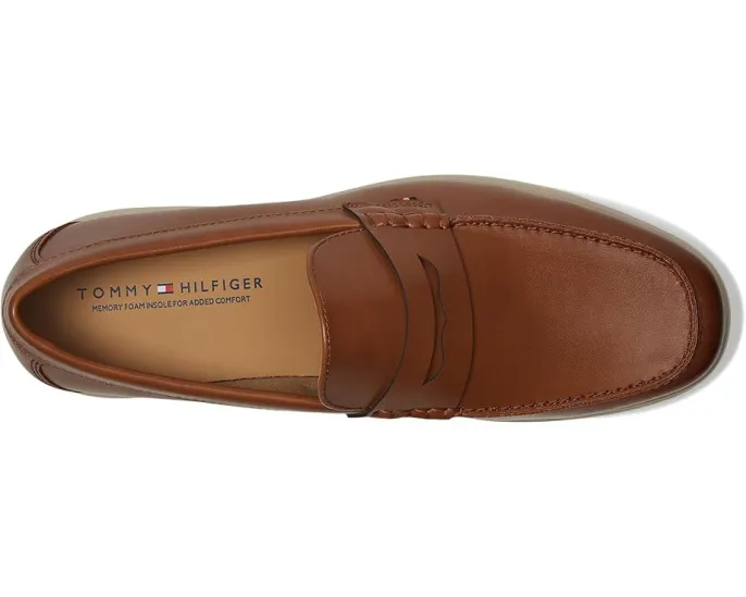 Лоферы Tommy Hilfiger Ladden с пеной памяти и белой подошвой