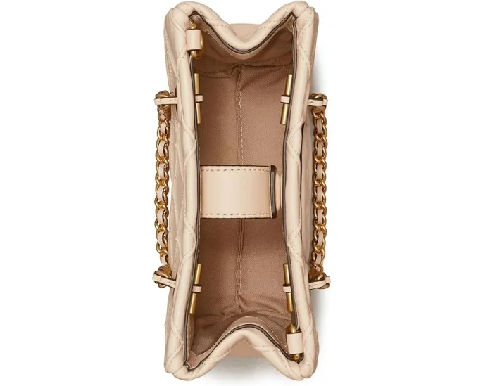 Стёганая сумка Tory Burch Fleming Soft Mini Chain Tote на цепочке