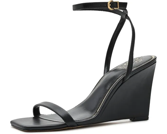Босоножки-танкетки Ambee с ремешком на щиколотке и квадратным носком Vince Camuto