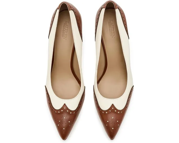 Туфли Lauren Ralph Lauren Lynden на шпильке с перфорированной кожей