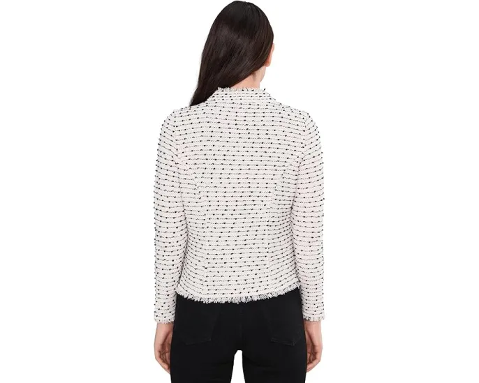 Короткий жакет NIC+ZOE с непами и бахромой на погонах