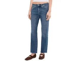 Джинсы 7 For All Mankind Low Cigarette с прямой посадкой и низкой талией