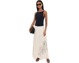 Макси юбка от Vince Camuto с центральным швом