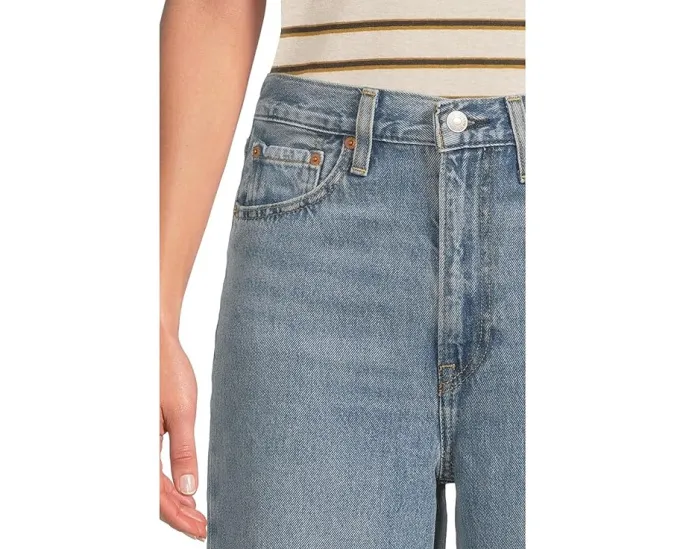 Джинсы Levi's Ribcage Wide Leg с высокой посадкой и широкими штанинами