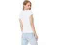 Футболка Madewell Supima Rib Tee с ребристым трикотажем и круглым вырезом